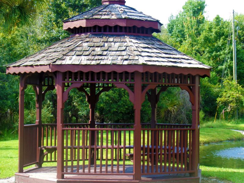 Octagonal Gazebo Installation